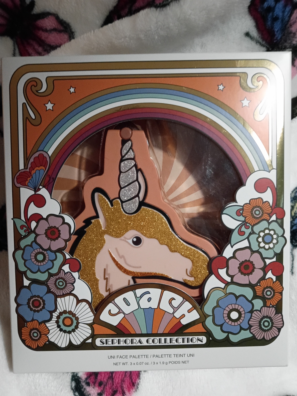 Coach Sephora Collection Unicorn Face Palette - Pink, Gold, Rainbow